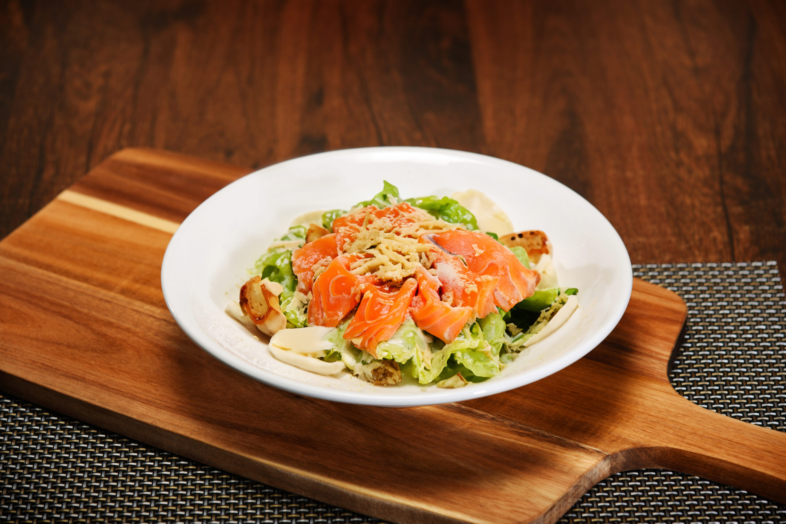 Caesar mit Lachs