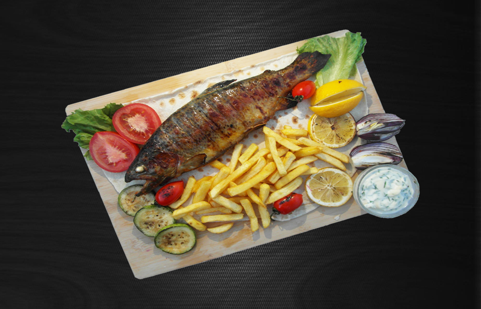 Forelle vom Grill