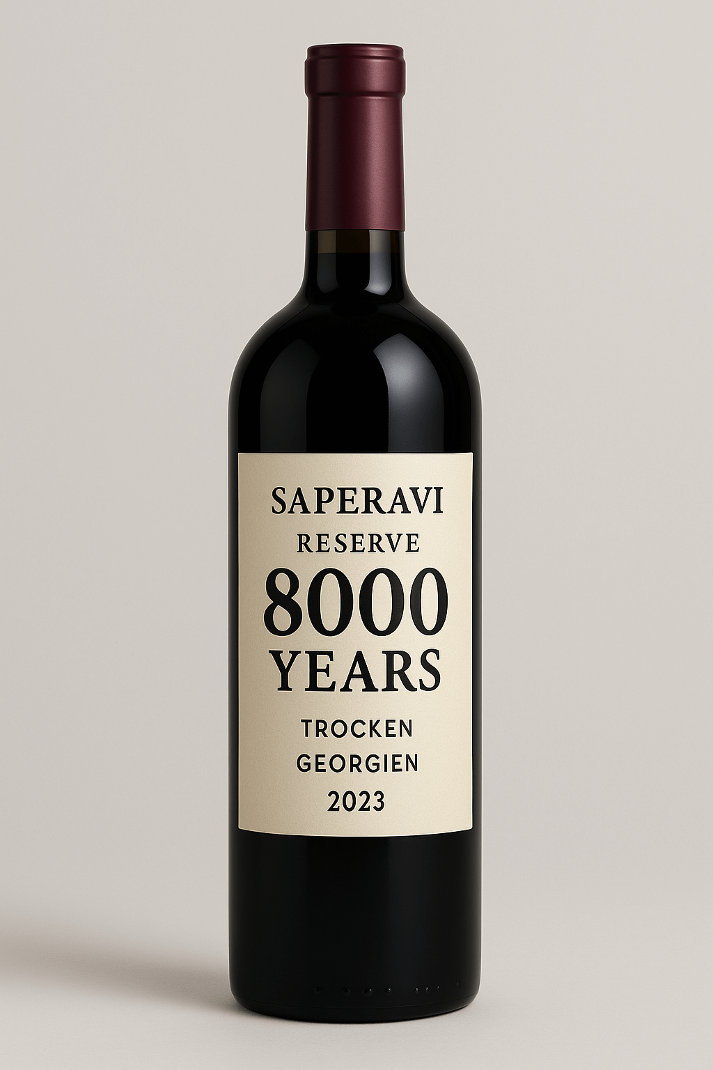 Saperavi Reserve 8000 Years (trocken, Georgien, 2023) 13% vol, 0,75l