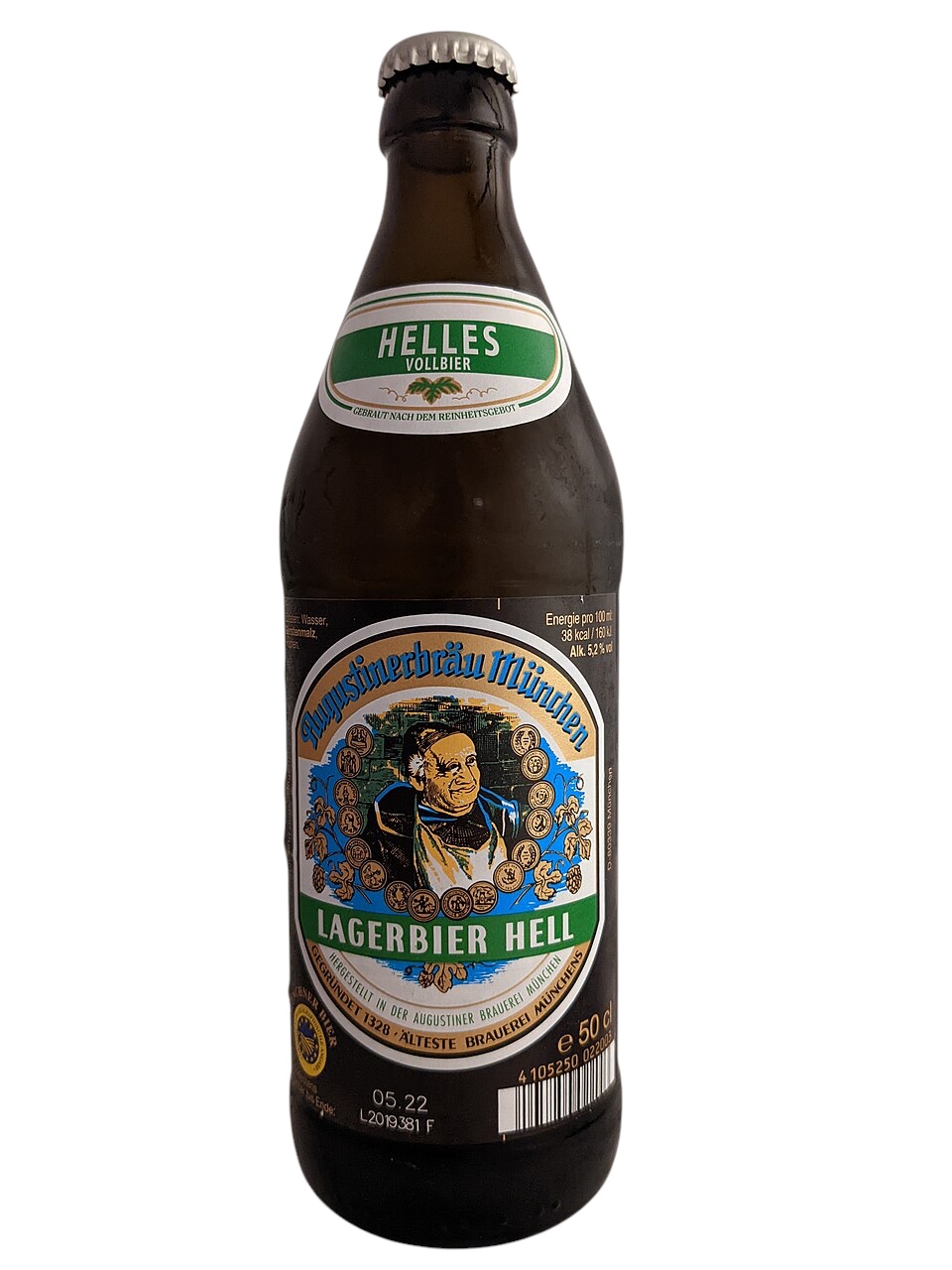 Helles Bier Augustiner Bräu 0.5L